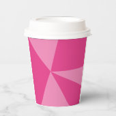 三角形の幾何学的パターン 紙コップ (正面)