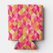 三角形の幾何学的パターン 缶クーラー (裏面)