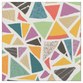 三角形の御馳走 ファブリック (クローズアップ)