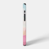 三角形の抽象的な背景 iPhoneケース (左側面)
