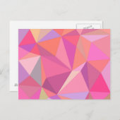 三角形の抽象 ポストカード (正面/裏面)