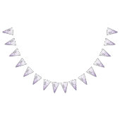 三角形の旗布の旗を結婚しているパステル調愛鳥 バンティングフラッグ (全)