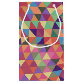 三角形の曼荼羅1 スモールペーパーバッグ (裏面)