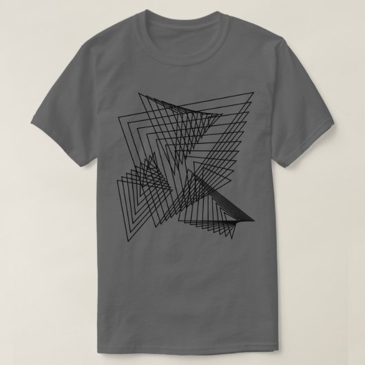 三角形の構成5 Tシャツ (デザイン正面)