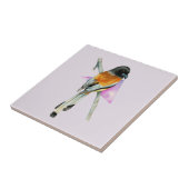 三角形の水彩画の絵画のオリオールズの鳥 タイル (側面)