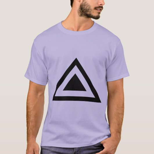 三角形の矢印01 Tシャツ (正面)