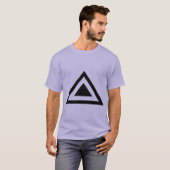 三角形の矢印01 Tシャツ (正面フル)
