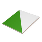 三角形の緑色 タイル (側面)