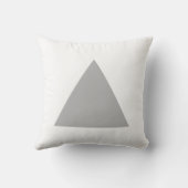 三角形の色 – 30pc灰色(白) クッション (裏面)