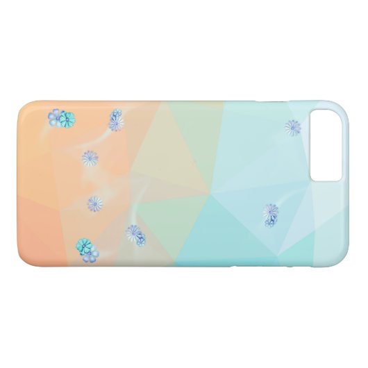 三角形の花抽象芸術 Case-Mate iPhoneケース (裏面(横))