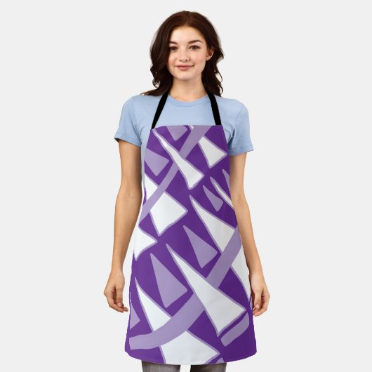 三角形の行のハンドル44 エプロン (着用した状態)