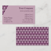 三角形の装飾 名刺 (正面/裏面)