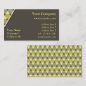 三角形の装飾 名刺 (正面/裏面)