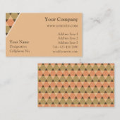 三角形の装飾 名刺 (正面/裏面)