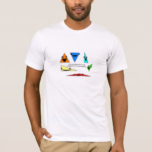 三角形はおもしろいです! Tシャツ