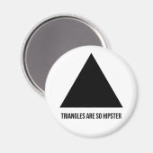 三角形は、非常にヒッスター磁石 マグネット (正面/裏面)