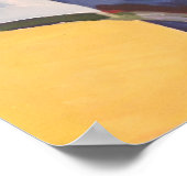 三角形を持つスーパーマティスト組成物 ポスター (角)