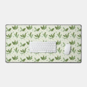 三角形を持つバナナリーフ デスクマット (キーボード&マウス)