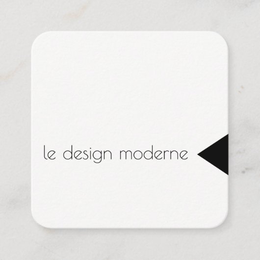 三角形アクセント スクエア名刺 (正面)
