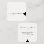 三角形アクセント スクエア名刺 (正面/裏面)