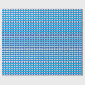 三角形カラフルのストライプ誕生日 ラッピングペーパー (フラット)