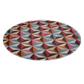 三角形カラフルタイル：ヴィンテージモザイク カッティングボード (角)