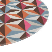 三角形カラフルタイル：ヴィンテージモザイク カッティングボード (角)