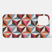 三角形カラフルタイル:ヴィンテージモザイク Case-Mate iPhoneケース (裏面 (横))