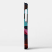 三角形カラフル抽象芸術ジオメトリ背景。 Case-Mate iPhoneケース (裏面 / 左)