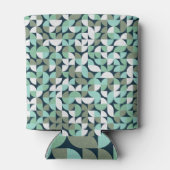 三角形カラフル生成アート 缶クーラー (裏面)