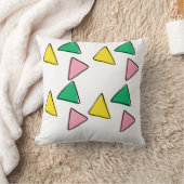 三角形カラフル角枕 – モダン & Stylis クッション (ブランケット)