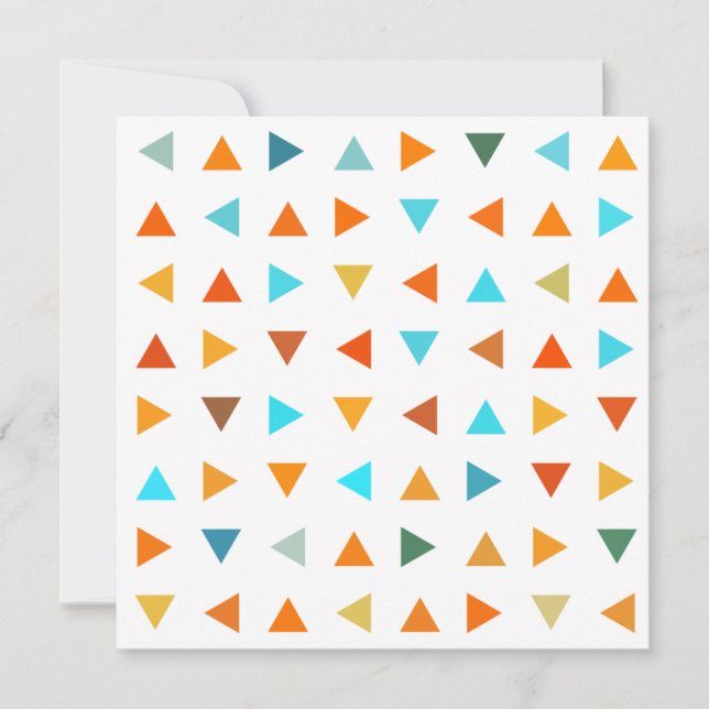 三角形カラフル (正面)