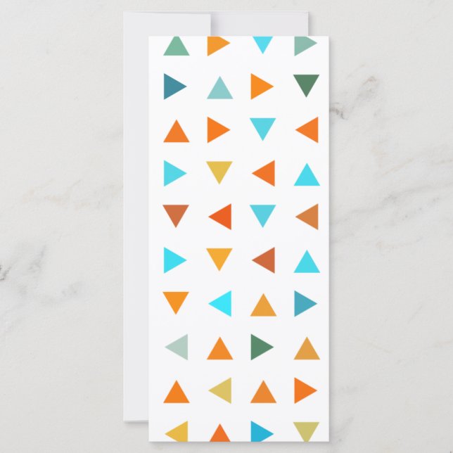 三角形カラフル (正面)