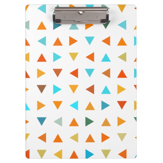 三角形カラフル クリップボード (正面)