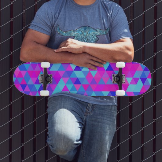 三角形カラフル スケートボード (室外3)
