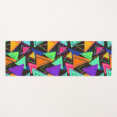 三角形カラフル ヨガマット (正面(横))
