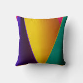 三角形カラーブロック装飾用クッション クッション (裏面)