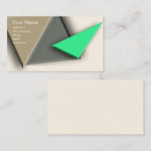 三角形カード 名刺 (正面/裏面)