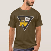 三角形クラシックイエローバス Tシャツ (正面)