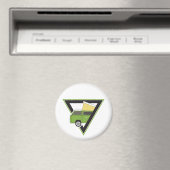 三角形クラシックグリーンキャンパーバン マグネット (インサイチュ (食洗機))