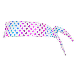 三角形グラデーションタイバックヘッドバンド タイヘッドバンド