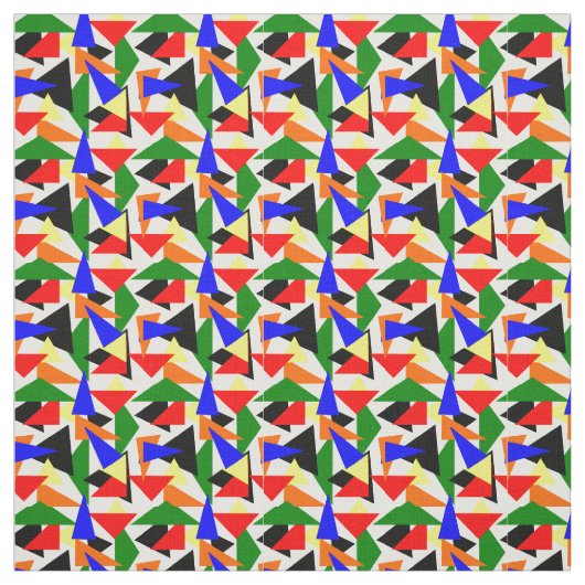 三角形コラージュ ファブリック (見本)