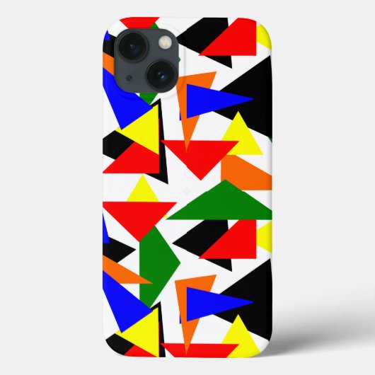三角形コラージュ Case-Mate iPhoneケース (裏面)