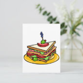 三角形サンドイッチ招待状 招待状 (スタンド正面)