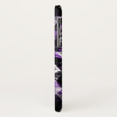 三角形ジオメトリックパープルスモーク銀河系モノグラム Case-Mate iPhoneケース (裏面/左)