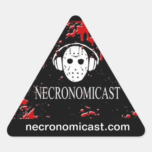 三角形ステッカー 三角形シール (正面)