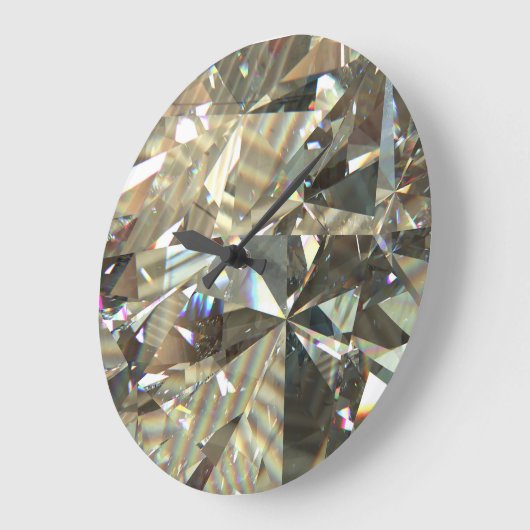 三角形ダイヤモンドのシェイプ:レイヤテクスチャ。 ラージ壁時計 (傾斜)