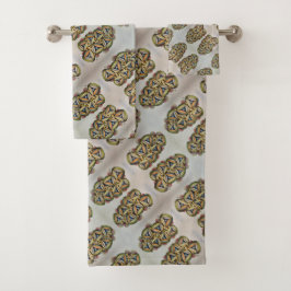 三角形チェーン バスタオルセット