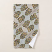 三角形チェーン バスタオルセット (ハンドタオル)