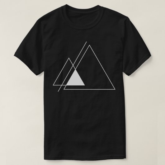 三角形デザイン2 Tシャツ (デザイン正面)